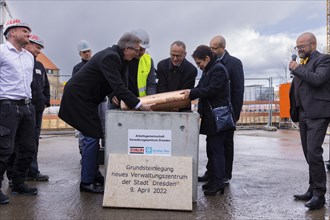 Laying of the foundation stone for the new administration centre