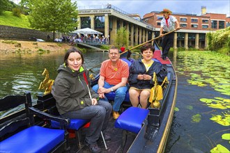 Gondola tour on the Karl Heine Canal