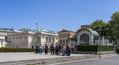 Otto Wagner Pavilion, Karlsplatz, Vienna, Austria, Europe