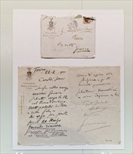 Original letter with handwriting from the composer Giacomo Puccini to Luigi de Servi, Grandhotel