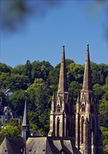 The Elisabeth Church in Marburg an der Lahn, Hesse, Germany, Europe