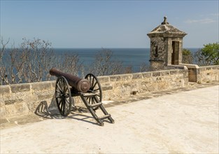 Spanish colonial military architecture, Fort San Jose el Alto, Campeche, State of Campeche, Mexico,