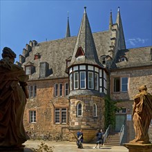 German House, the former residence of the Teutonic Order, now used by the university, Marburg an