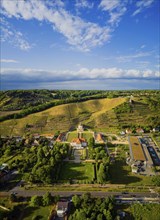 Wackerbarth Castle, originally Wackerbarths Ruh', is a Baroque castle surrounded by vineyards in