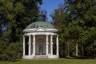 Park Sanssouci is part of the Potsdam palace park ensemble. Temple of Friendship