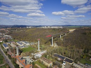 Bridge construction over the Gottleuba Valley