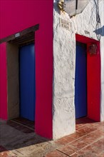 Colourful house, Unesco world heritage site, Mompox, Colombia, South America