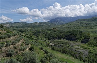 Southern Albanian mountain landscape around the Tomorr Massif in Tomorr National Park, also Tomorri