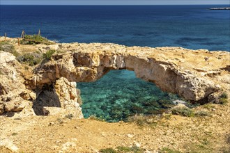 Kamara Tou Koraka Natural Bridge, Cape Greco Peninsula, Agia Napa, Cyprus, Europe