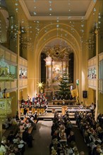 Club night shift in Freiberg at the Nikolaikirche concert and conference hall