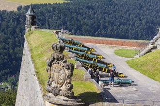 Königstein Fortress is one of the largest mountain fortresses in Europe and is located in the