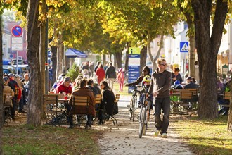 Altkötzschenbroda village green with numerous restaurants and quaint pubs