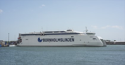 The Bornholm line's ferry Express 5 is the world's largest catamaran ferry and operates the line