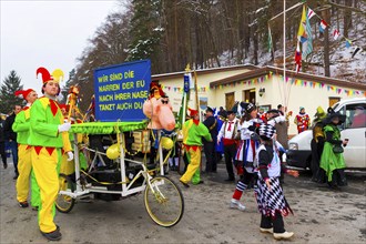 111th boatmen's carnival in Prossen