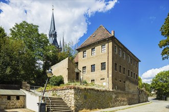 The oldest schoolhouse in Dresden. Around 1880 it was converted into a residential building.