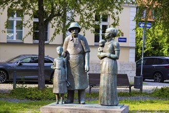 MEMORIAL TO ALBERT SCHWEITZER, 1875-1965, SCULPTOR GERHARD GEYER at the Memorial to Albert