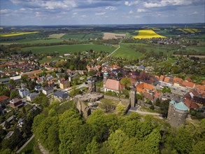 Stolpen Castle, which in its history was converted from a hilltop castle to a palace and later used