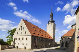 Querfurt Castle is located in the town of Querfurt in Saalekreis, Saxony-Anhalt. The hilltop castle