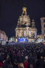 Vespers in front of the Church of Our Lady