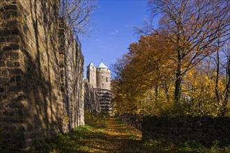 Stolpen Castle in autumn