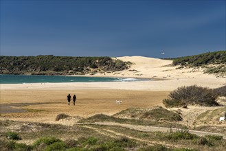 The beach of Bolonia, Tarifa, Costa de la Luz, Andalusia, Spain, Europe