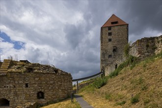 Querfurt Castle is located in the town of Querfurt in Saalekreis, Saxony-Anhalt. The hilltop castle