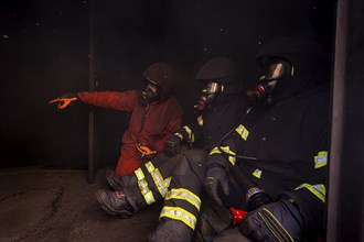 Hot training in the training container