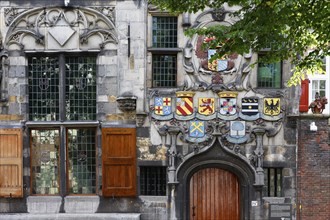 Historic city centre of Delft, Gemeenlandshuis van Delfland, oldest stone-built house in Delft,