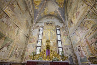 14th century fresco cycle in the choir, Cathedral of Santa Maria Maggiore, Spilimbergo, Province of