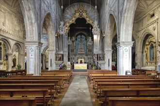 Cathedral of Viana do Castelo, Ornated interior, Viana do Castelo, Minho, Portugal, Europe