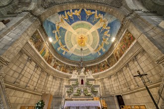 Sanctuary of the Sacred Heart of Jesus, Santa Lucia Church, Interior view, Viana do Castelo, Minho,