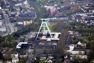 Bochum, mining museum, colliery tower, winding tower