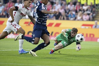 Jonas Urbig (1.FC Köln, Goalkeeper, #40), 2nd Bundesliga, 1. FC Köln, Hamburger SV on 02/08/2024 at