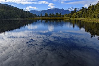 Lake Matheson in South Island, New Zealand, Oceania