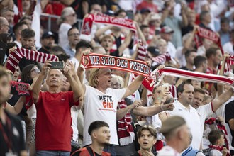 Fans, 2nd Bundesliga, 1. FC Köln, Hamburger SV on 02/08/2024 at the RheinEnergieStadion in Cologne