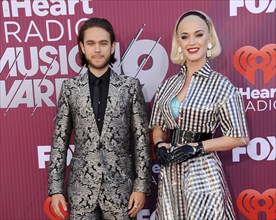 Katy Perry and Zedd at the 2019 iHeartRadio Music Awards held at the Microsoft Theater in Los