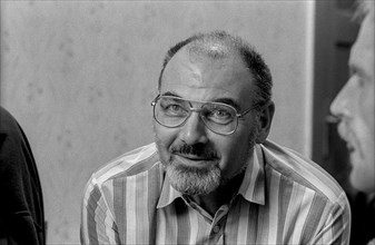 GDR, Berlin, 14.06.1990, director Edgar Kaufmann, shooting in Rosenthaler Straße for the film