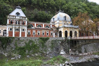 Banat, spa, Hercules spa, Baile Herculane, spa house in the old town centre, Romania, Europe