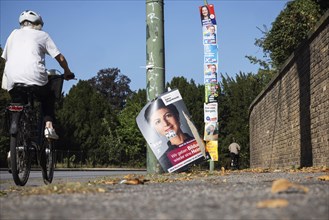 State election in Brandenburg 2024: The BSW Sahra Wagenknecht party campaigns for votes on election