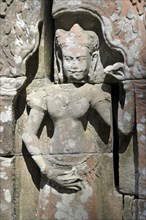 Devata, Prasat Ta Som, Angkor, Cambodia, Asia