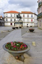 Bartholomew of Braga Equestrian statue, Viana do Castelo, Minho, Portugal, Europe