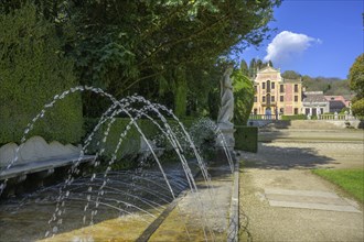 Water features in the garden of Villa Barbarigo, Valsanzibio, Galzignano Terme, Province of Padua,