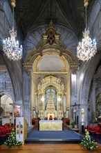 Cathedral of Viana do Castelo, Ornated interior, Viana do Castelo, Minho, Portugal, Europe