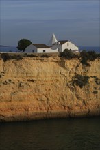 Chapel of Senhora da Rocha, Lady of the Rock, near Lagoa Carvoeiro, Algarve, Portugal, Europe