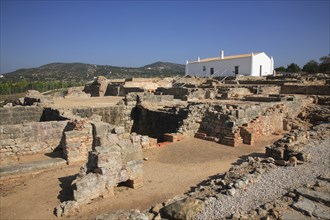 Roman ruins of Milreu, near Estoi, Algarve, Portugal, Europe