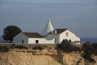 Chapel of Senhora da Rocha, Lady of the Rock, near Lagoa Carvoeiro, Algarve, Portugal, Europe