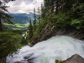 Krimml Waterfalls, Krimml, Pinzgau, Hohe Tauern National Park, Salzburg, Austria, Europe