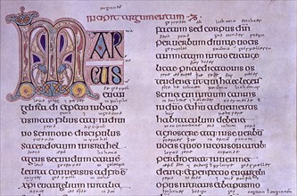 Facsimile of the Book of Kells, Latin Vulgate: Mark 1:1. Courtesy of the Reed Collection at Dunedin