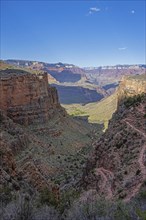 View from the south rim of the Grand Canyon in Arizona, United States, North America