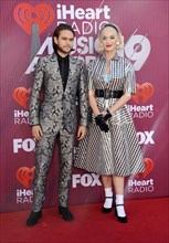 Katy Perry and Zedd at the 2019 iHeartRadio Music Awards held at the Microsoft Theater in Los